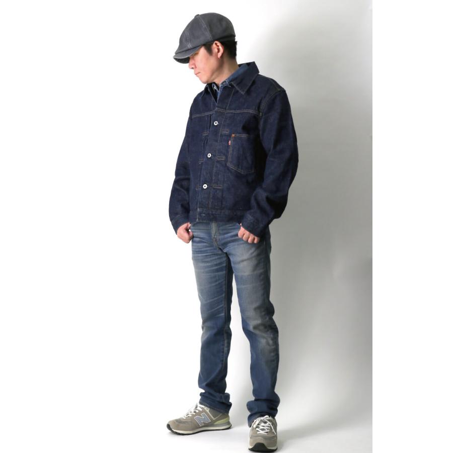 (リーバイス) Levi's TYPE I トラッカー ジャケット WORK IN Gジャン デニム ダーク インディゴ メンズ レディース｜retom｜03