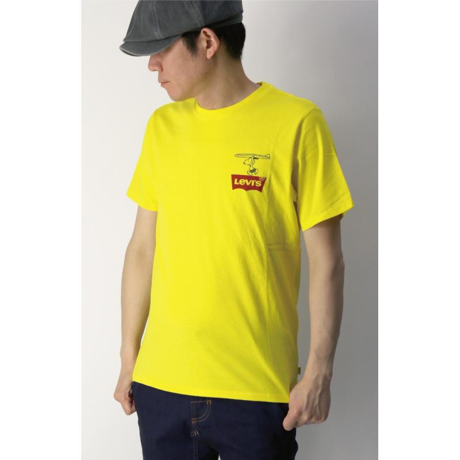 Levi's (リーバイス) リーバイス スヌーピー ロゴ Tシャツ