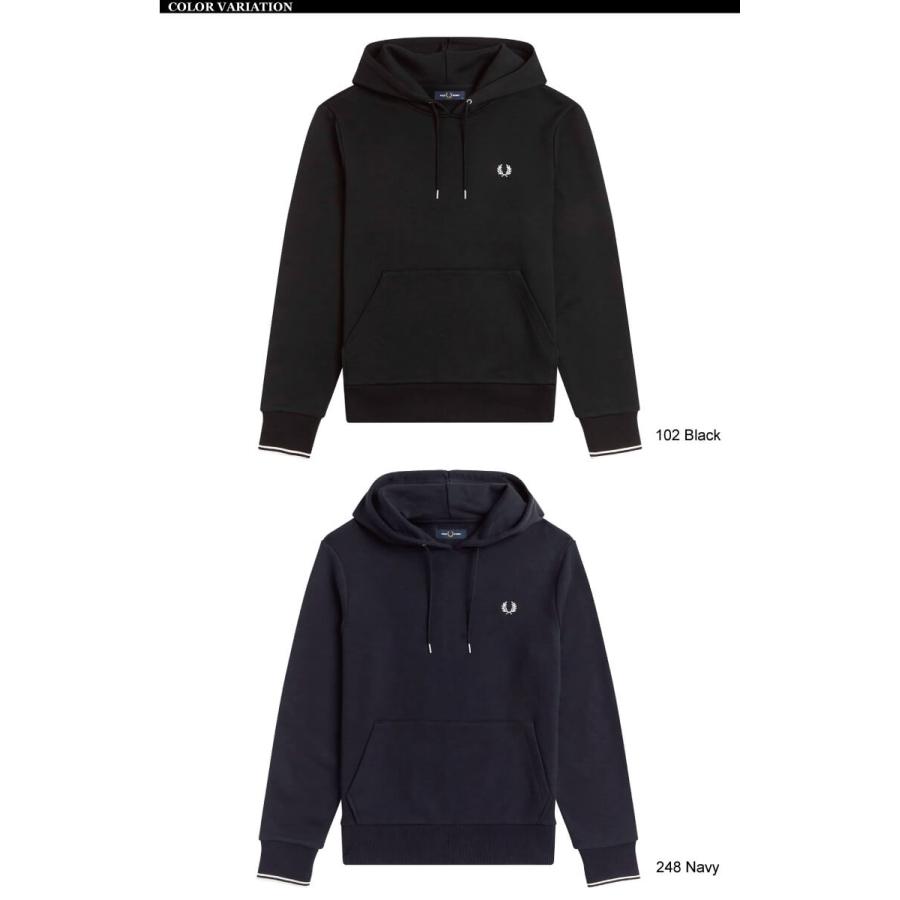 FRED PERRY (フレッドペリー) ティップドフードスウェットシャツ 