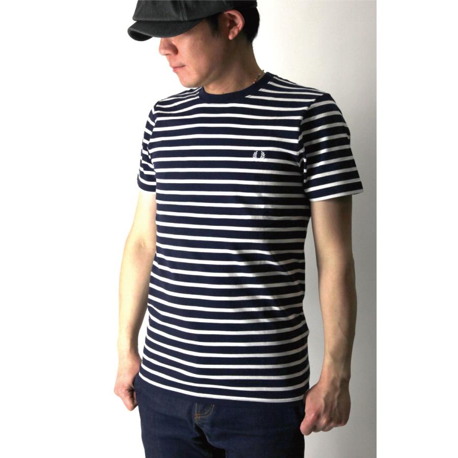 FRED PERRY (フレッドペリー) ブライトン ストライプ Tシャツ