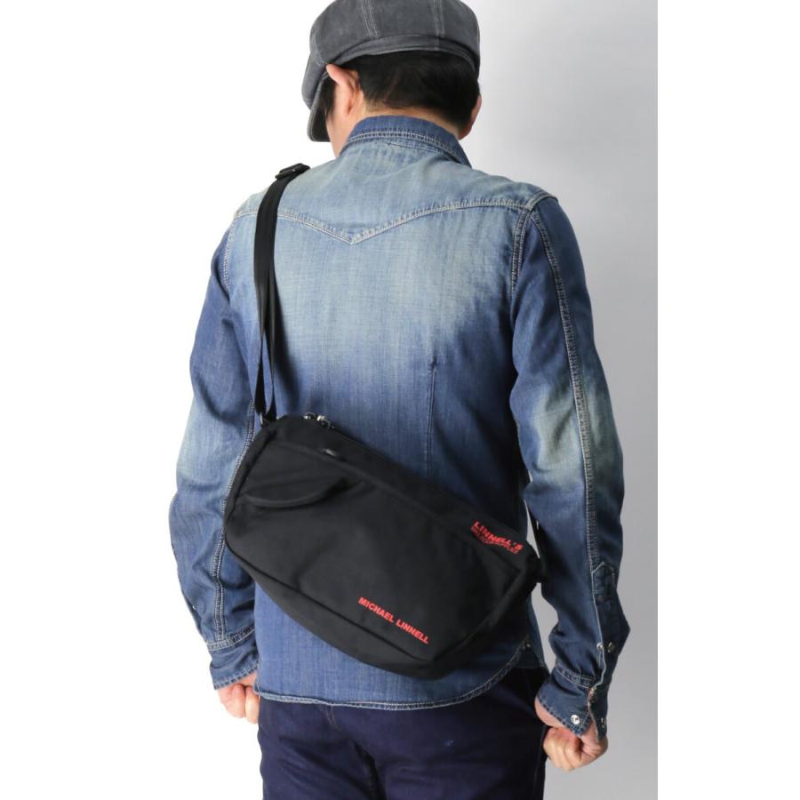 マイケルリンネル) MICHAEL LINNELL ミニ メッセンジャーバッグ