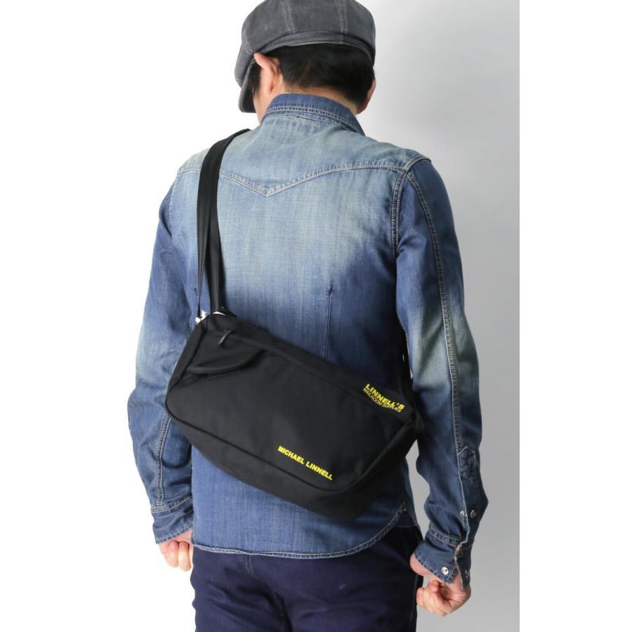 マイケルリンネル) MICHAEL LINNELL ミニ メッセンジャーバッグ
