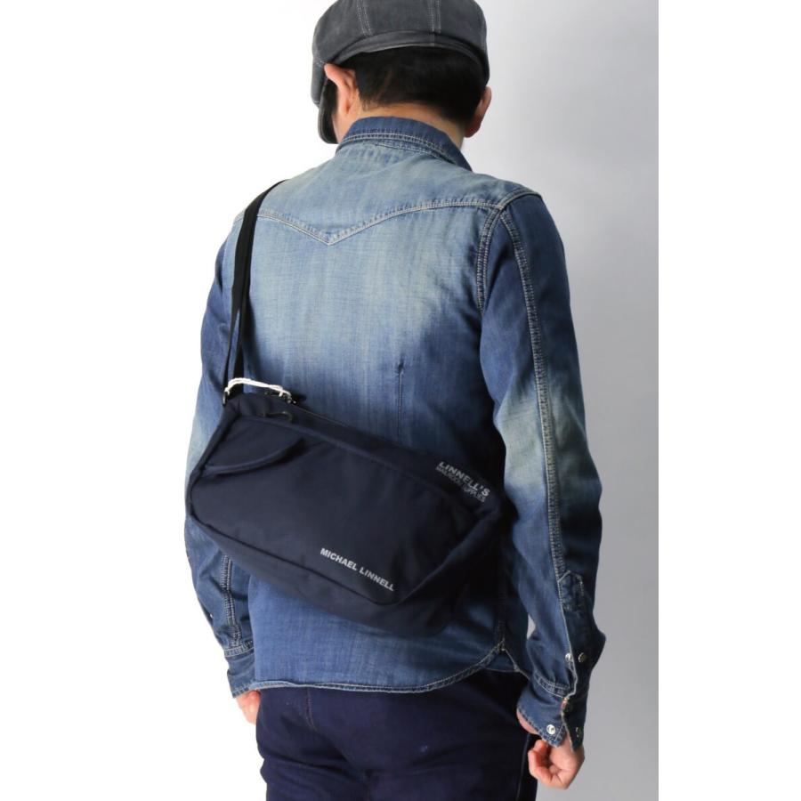 マイケルリンネル) MICHAEL LINNELL ミニ メッセンジャーバッグ ボディ