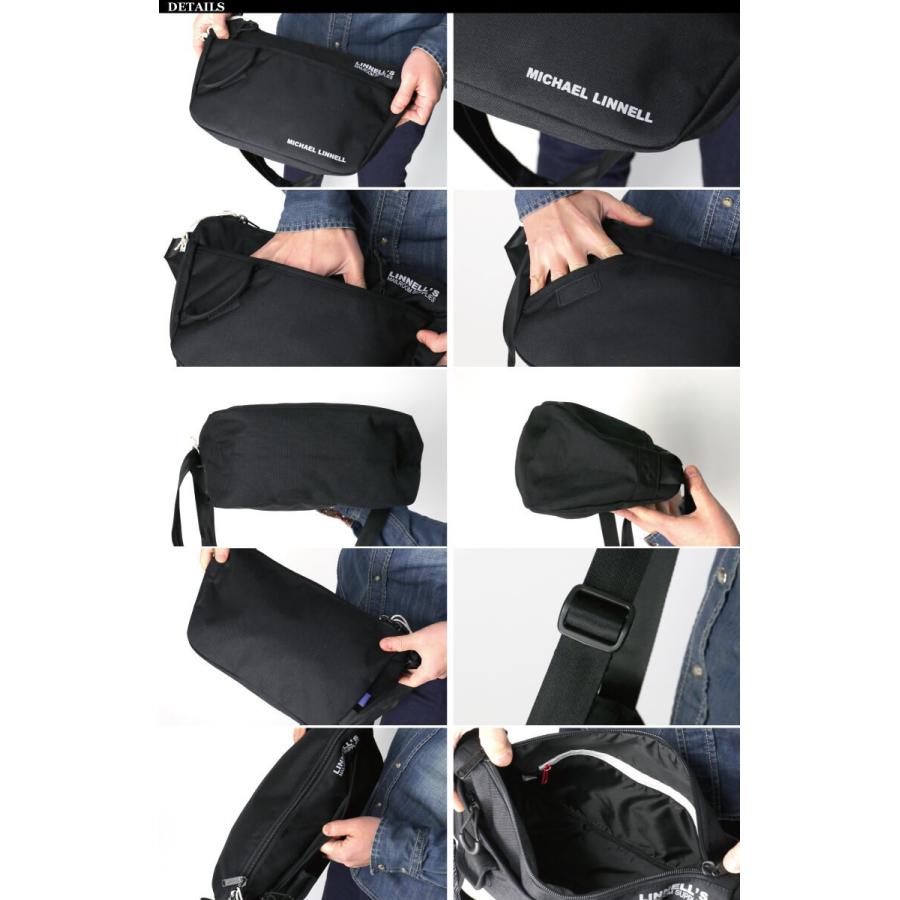マイケルリンネル) MICHAEL LINNELL ミニ メッセンジャーバッグ ボディ
