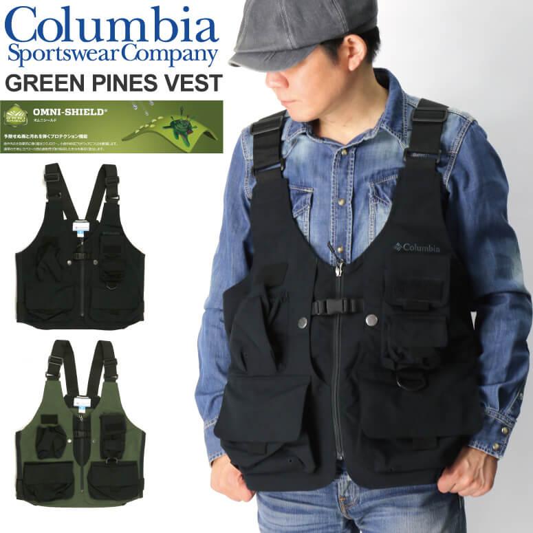 Columbia (コロンビア) グリーン パインズ ベスト アウトドア Columbia (コロンビア) グリーン パインズ ベスト アウトドア