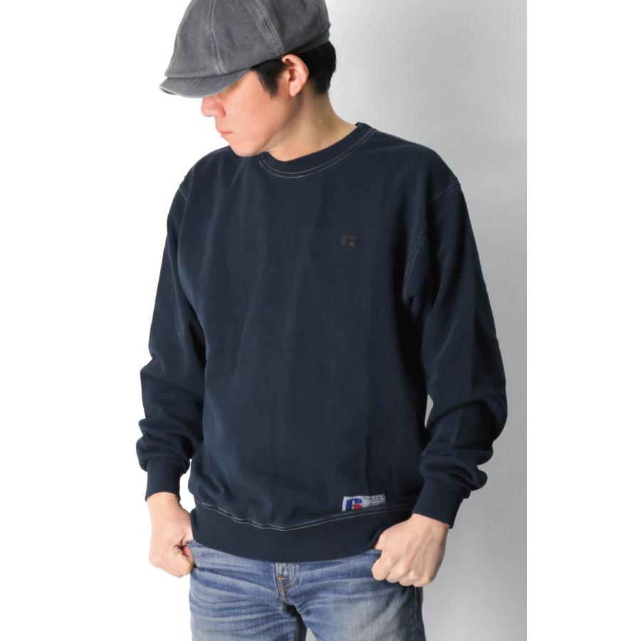 ダークグレー クルーネック トレーナー　Russell 男女兼用 ダークグレー クルーネック トレーナー Russell 男女兼用