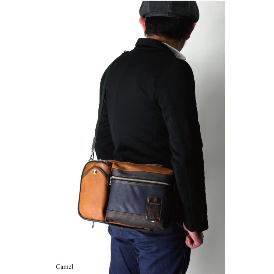 【新古品】Bianchi ショルダーバッグ Bianchi ショルダーバッグ ビアンキ「Bianchi」スクエアミニ