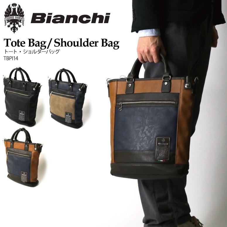 Bianchi (ビアンキ) トートバッグ ショルダーバッグ メンズ