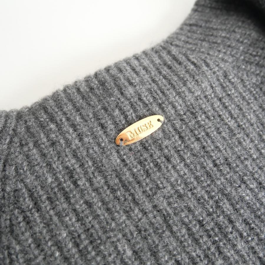 PATOU◇ニット・セーター(薄手)/XXS/ウール/BLK/KN1838041999B