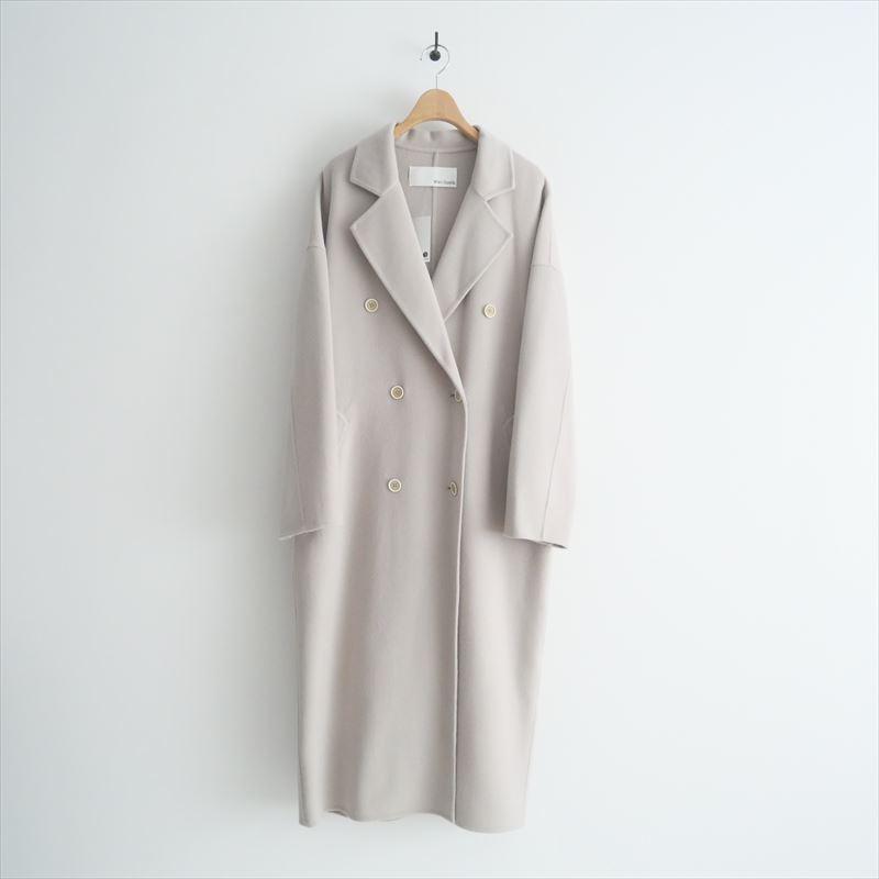 2023 美品ウィムガゼット☆カシミヤ混リバーロングコート F ネイビー Whim Gazette - 2023 美品ウィムガゼット☆カシミヤ混リバーロング