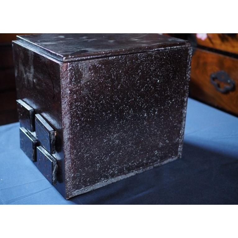 漆箱リメイク小引き出し 現代モノ 古録展 送料別 Dサイズ 中古 品番