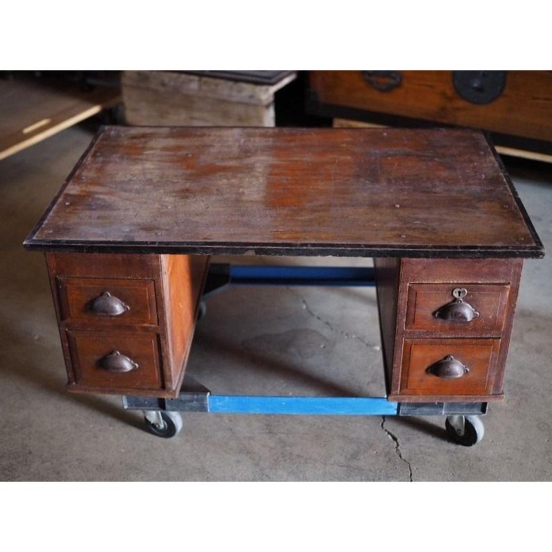 アンティーク書斎机 大正〜昭和初期 古録展 送料別 Gサイズ 中古 品番