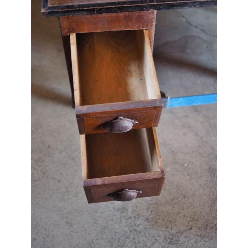 アンティーク書斎机 大正〜昭和初期 古録展 送料別 Gサイズ 中古 品番