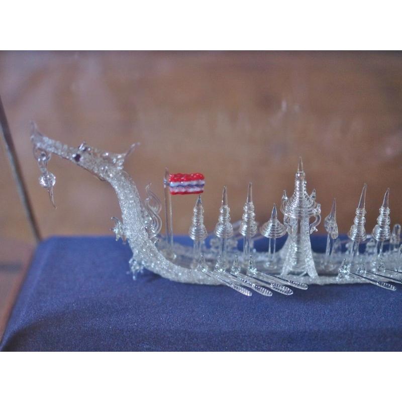 綺麗なガラス細工 タイ 古録展 送料別 Aサイズ 中古 品番H11203 : 古録