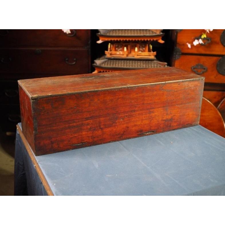 江戸時代蓋付引き出し 襟箱 道具箱 古録展 送料別 Eサイズ 中古 品番