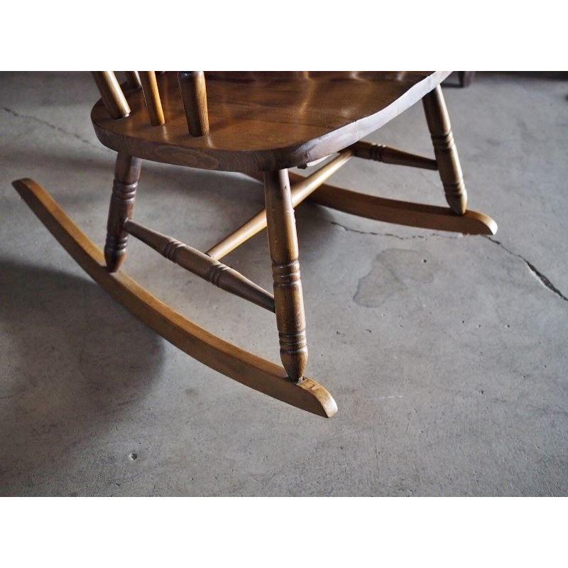 ヴィンテージ　ロッキングチェア　古家具 ヴィンテージロッキングチェア 古録展 送料別 Lサイズ 中古 品番