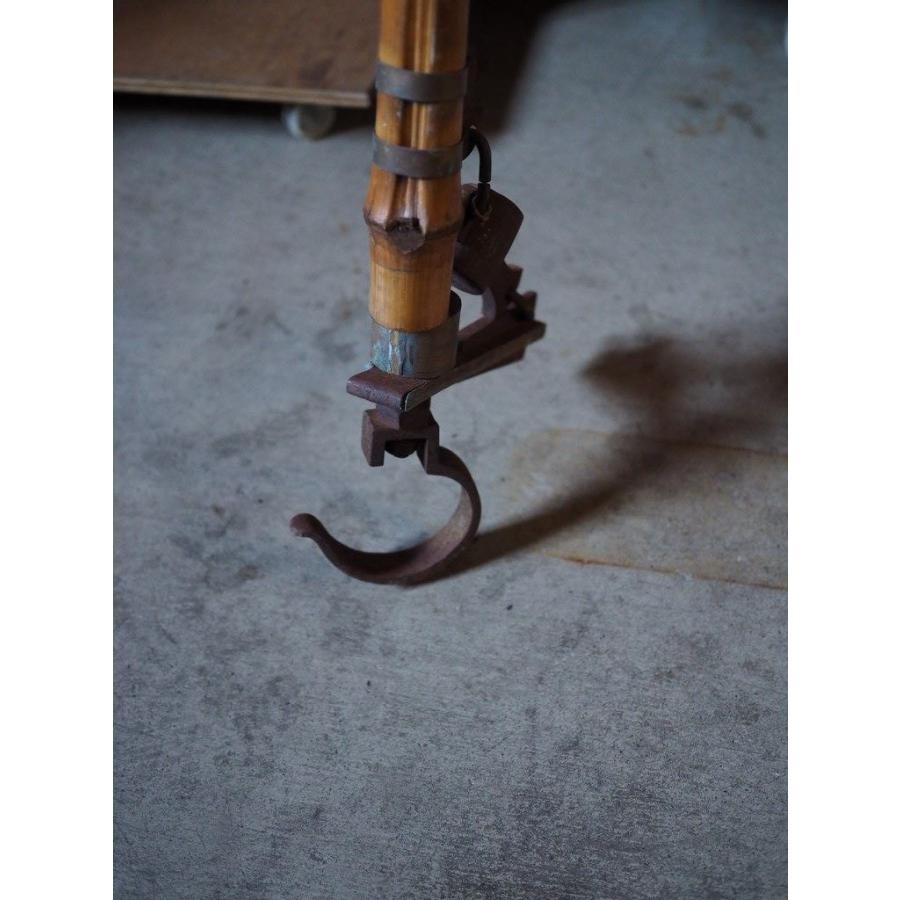 古民家から出た囲炉裏端の「自在鉤」 昭和初期 古録展 送料別 Iサイズ