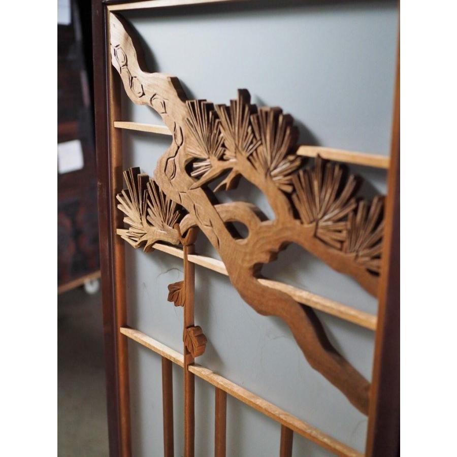 古民家のガラス建具リメイクパーテーション 古録展 送料別 Gサイズ 