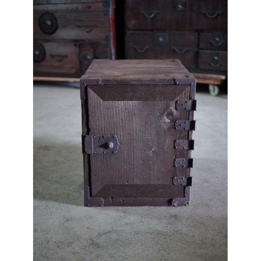 古い船金庫・書類入れ 江戸時代 古録展 送料別 D サイズ 中古 品番