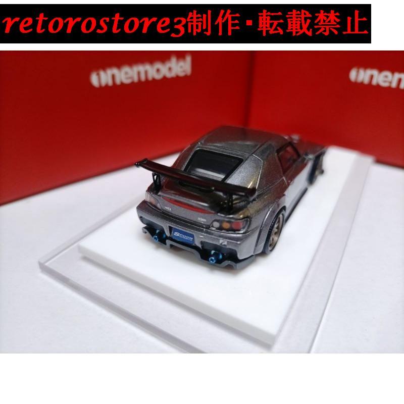 【並行輸入品】ミニカー 1/64 Honda S2000 Spoon Sports 乗用車 グレーの画像