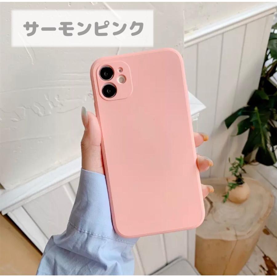 iPhone13 ケース シンプル パステル くすみ 無地 韓国 可愛い