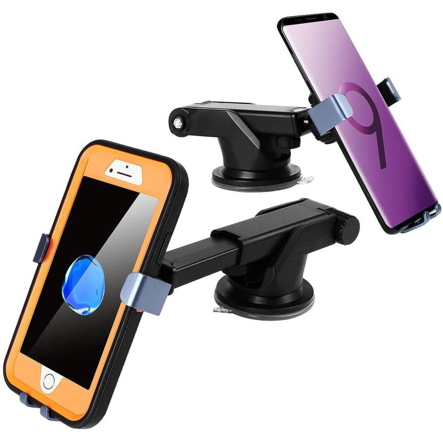 スマホ車載ホルダー Aicaseダッシュボード フロントガラスカーマウントホルダーワンタッチデザインの強力な粘着性のあるジェルパッド真にユニバーサル レットパル 通販 Yahoo ショッピング