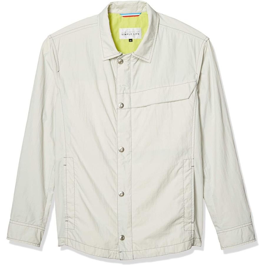 人気ブランドの オブ エレメント シンプルライフ 日本サイズm相当 M 日本 ホワイト メンズ ナイロンタスランブルゾン ブルゾン コート アウター