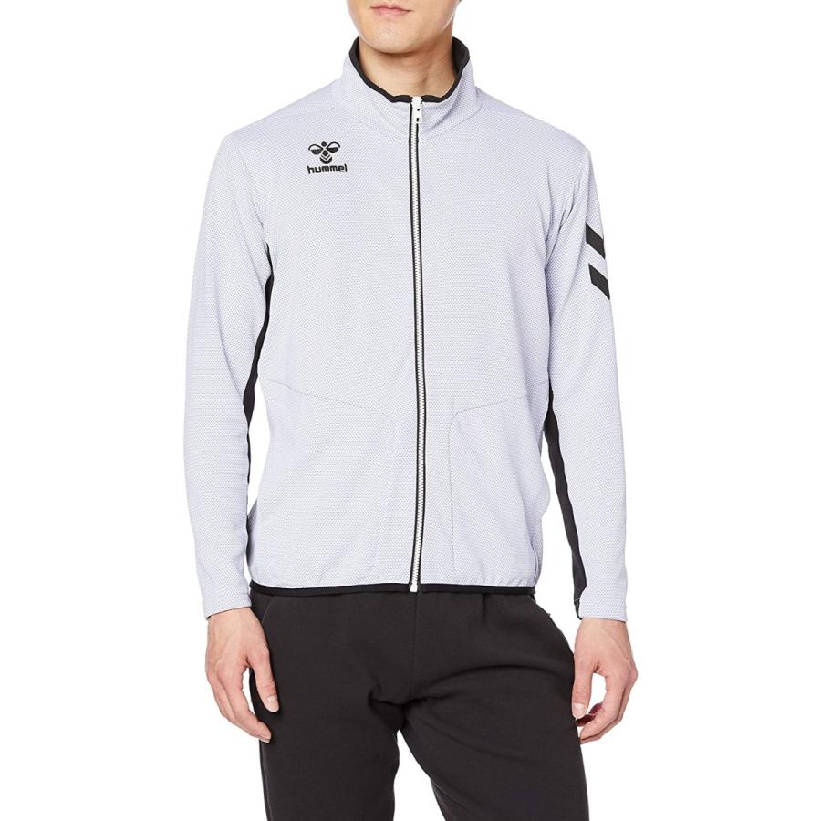 ヒュンメル ウォームアップジャケット トレーニングジャケット 限定モデル メンズ ホワイト 激安セール L 10