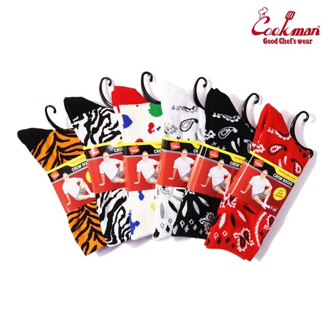 COOKMAN クックマン Crew Socks Zebra / ソックス ロゴ ゼブラ｜retrick｜10