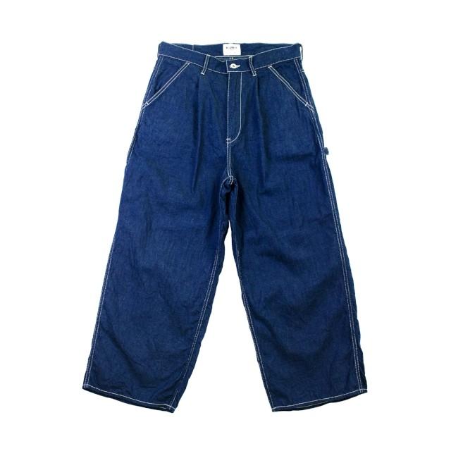 H.UNIT エイチユニット Work denim crown size painter pants / CROWN 