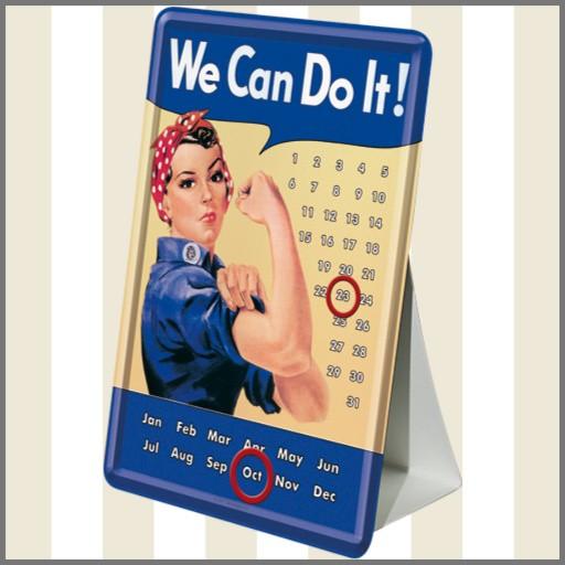 ヴィンテージ 万年 卓上 デスク カレンダー アメリカ製 ドラム型 シルバー① Park Sherman パークシャーマン 万年デスクカレンダー アメリカ