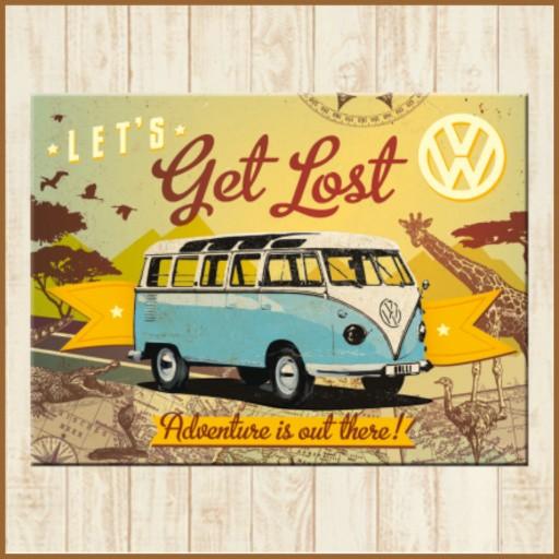 VWバス マグネット付き フォルクスワーゲン グッズ マグネット 海外 お土産 ワーゲンバス VW