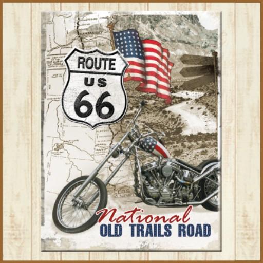 アメリカン レトロ ルート66 グッズ アメリカ マグネット 3枚セット