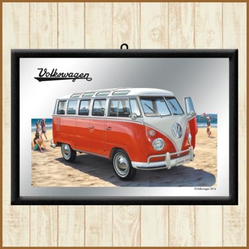 インテリア小物 Volkswagen ビートル デザイン ミラー ウォールアート パブ