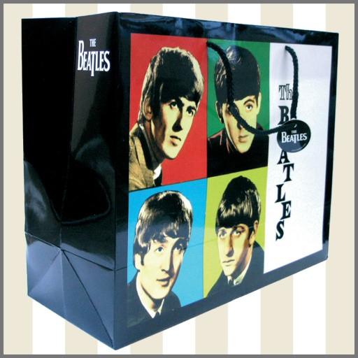 ビートルズ 紙袋 ビートルズ グッズ The Beatles オフィシャル ペーパーバッグ ギフト