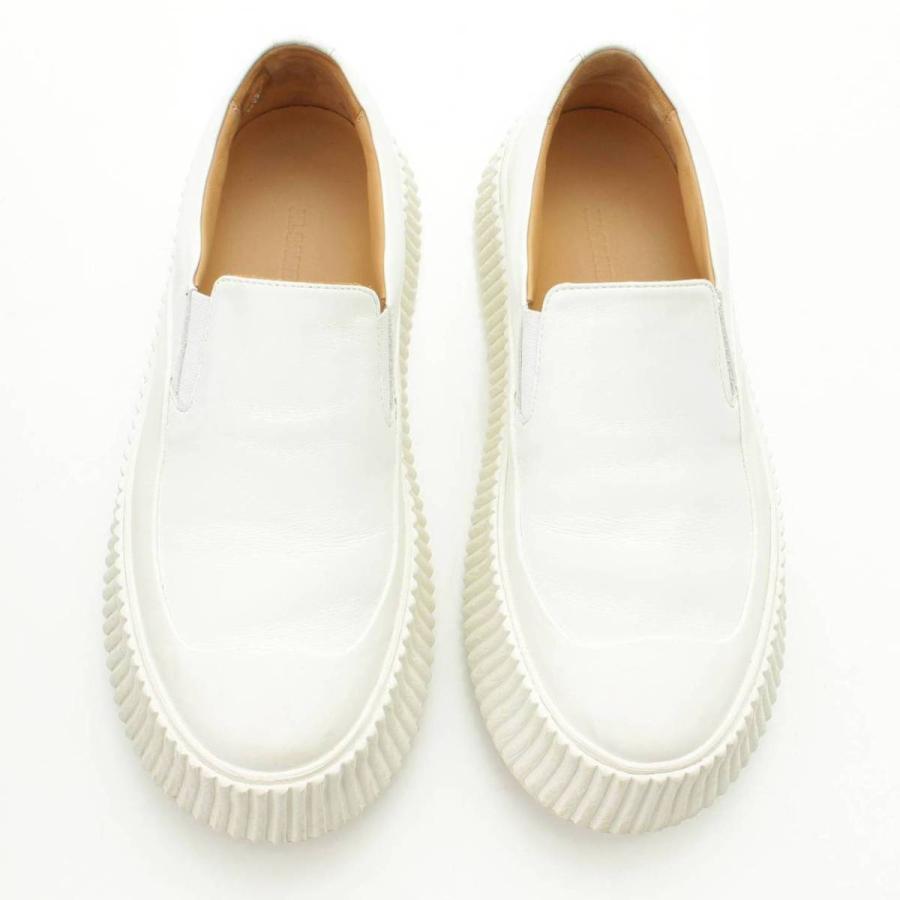 ジルサンダー】Jil Sander レザー スリッポン スニーカー ジルサンダー】Jil Sander レザー スリッポン スニーカー