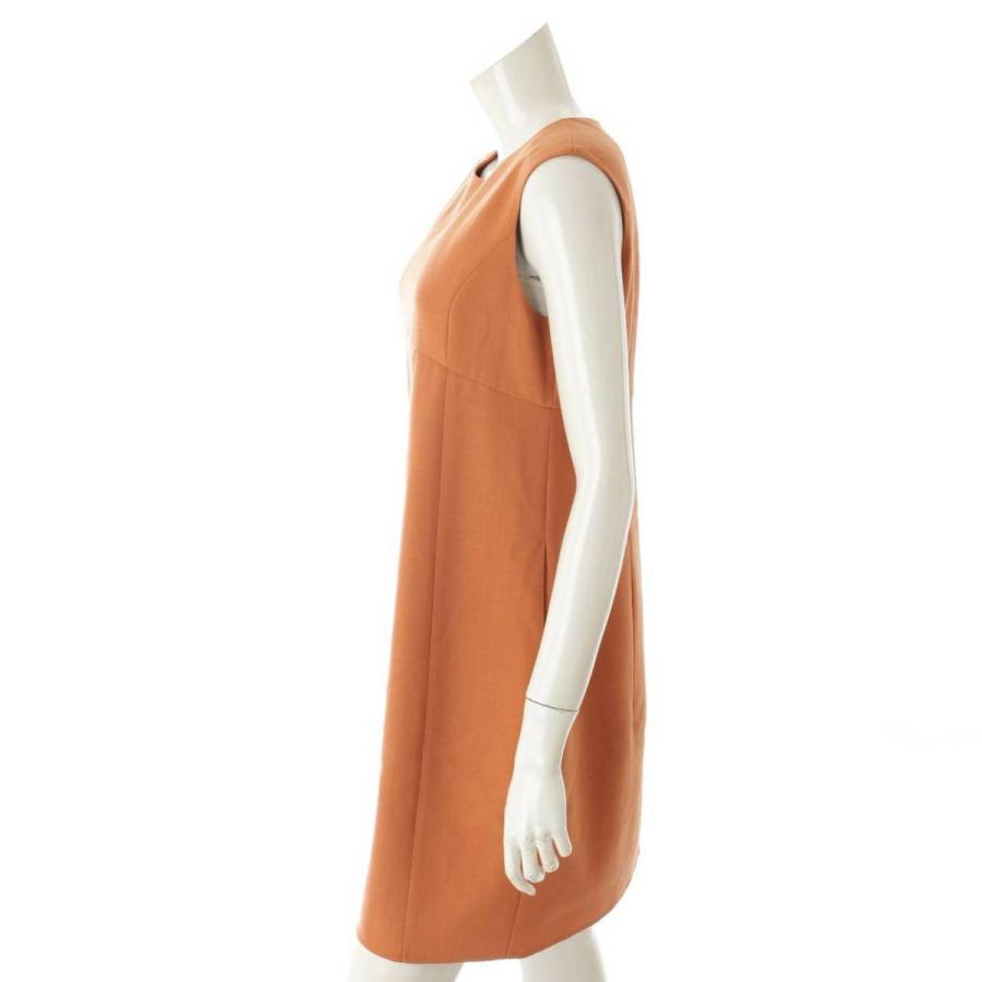 フォクシー Foxey ノースリーブ Iライン ワンピース ドレス オレンジ 40 中古 正規品保証 Www Retro Jp 通販 Yahoo ショッピング