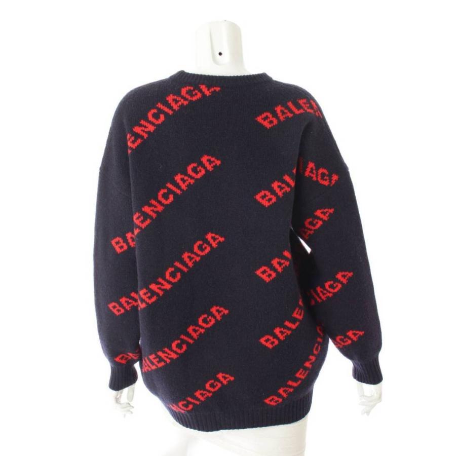 BALENCIAGA 【バレンシアガ】Balenciaga 18SS ジャガード ロゴ ニット  