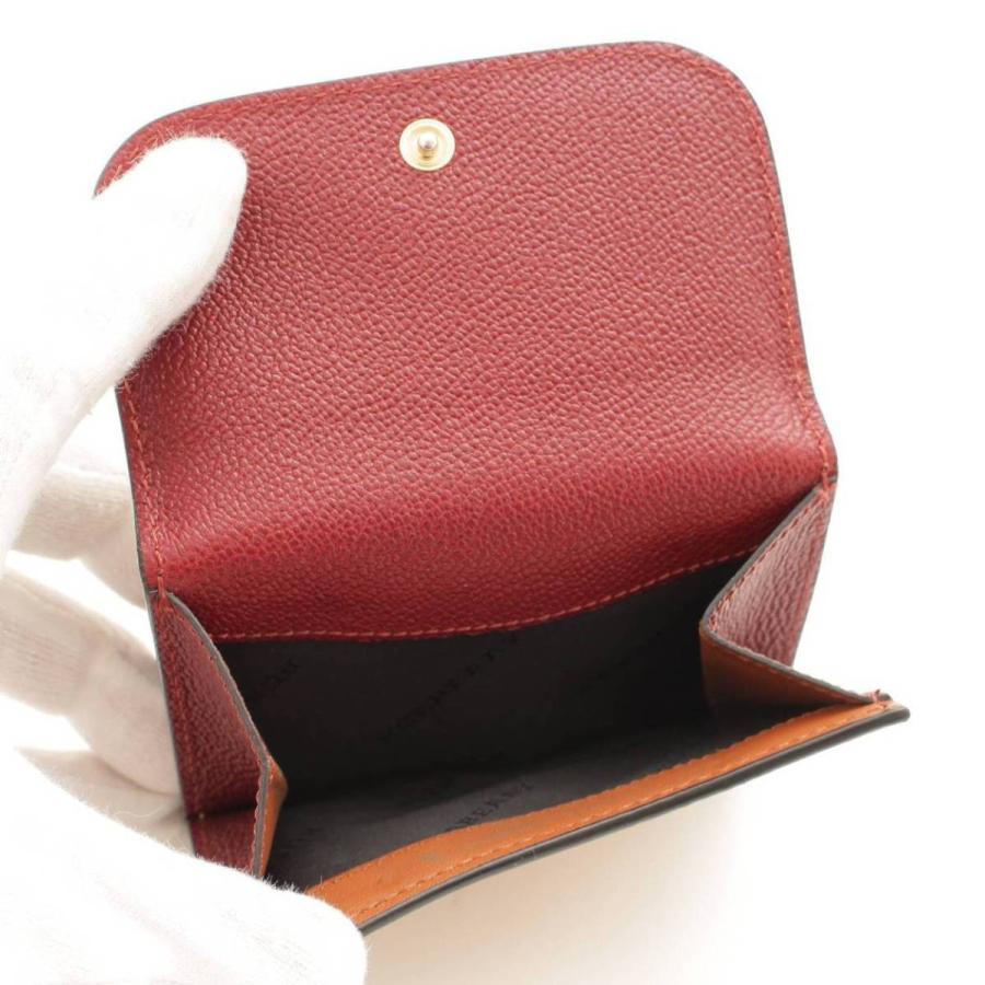 レビューで送料無料 チェック柄 二つ折り財布 Wホック バーバリー Burberry Pvc 中古 正規品保証 ベージュ ピンクルージュ レザー レディースファッション Creteolive Gr