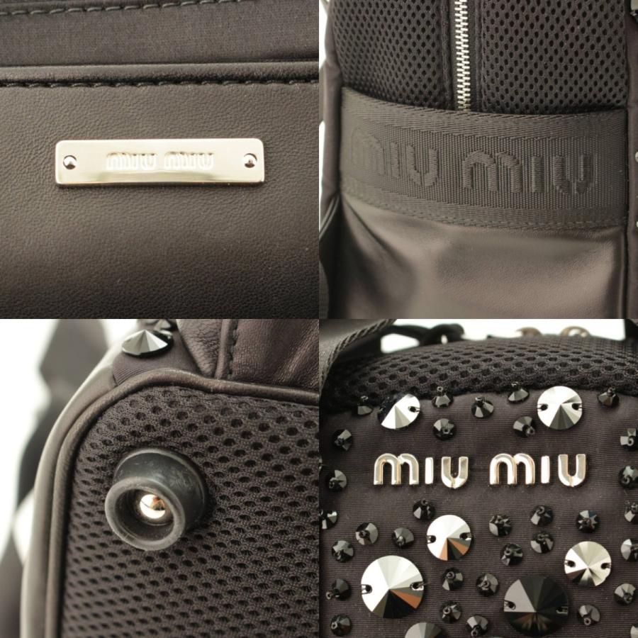 miu 【ミュウミュウ】Miu Miu ビジュー バックパック リュック miu 【ミュウミュウ】Miu Miu ビジュー バックパック リュック