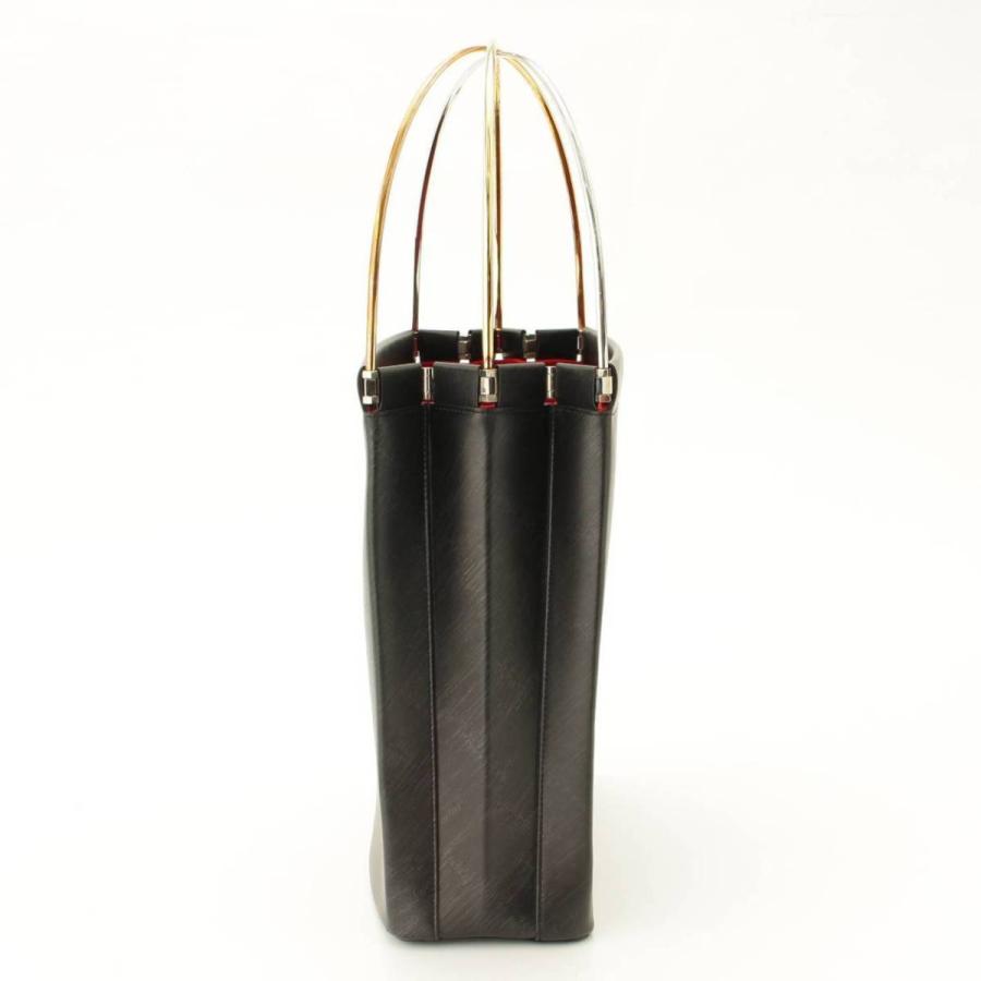 カルティエ】Cartier トリニティハンドル レザー ハンドバッグ 
