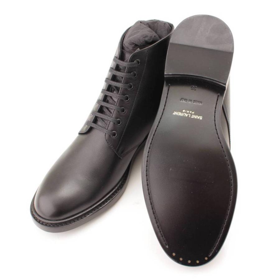 Yves Saint Laurentのレースアップ ショートブーツ