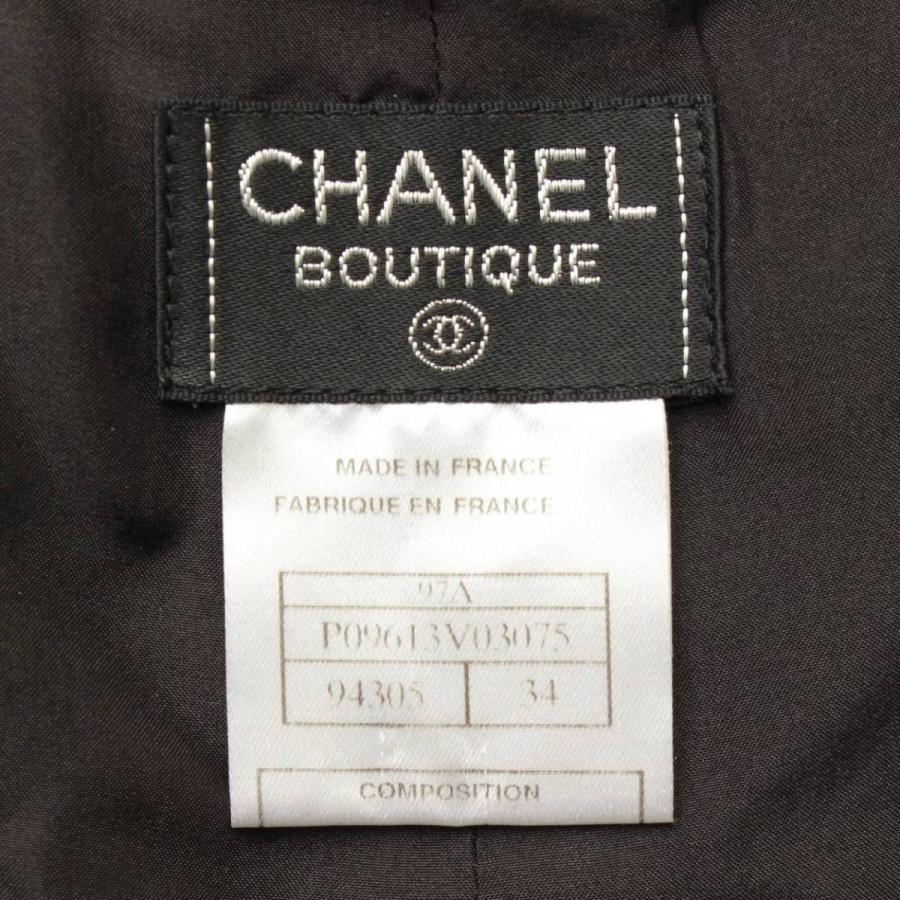 シャネル】Chanel 97A ココボタン スラックス P09613 ブラック 34 