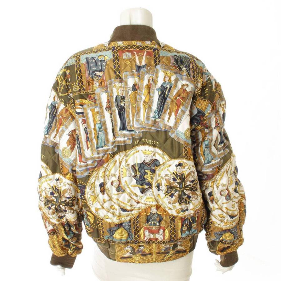 エルメス】Hermes LE TAROT リバーシブル キルティング ジャケット