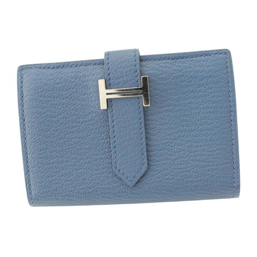 エルメス Hermes ベアン ミニ ウォレット 二つ折り財布 シェーブル ブルーアガット X刻 中古 正規品保証 1046 1046 Www Retro Jp 通販 Yahoo ショッピング