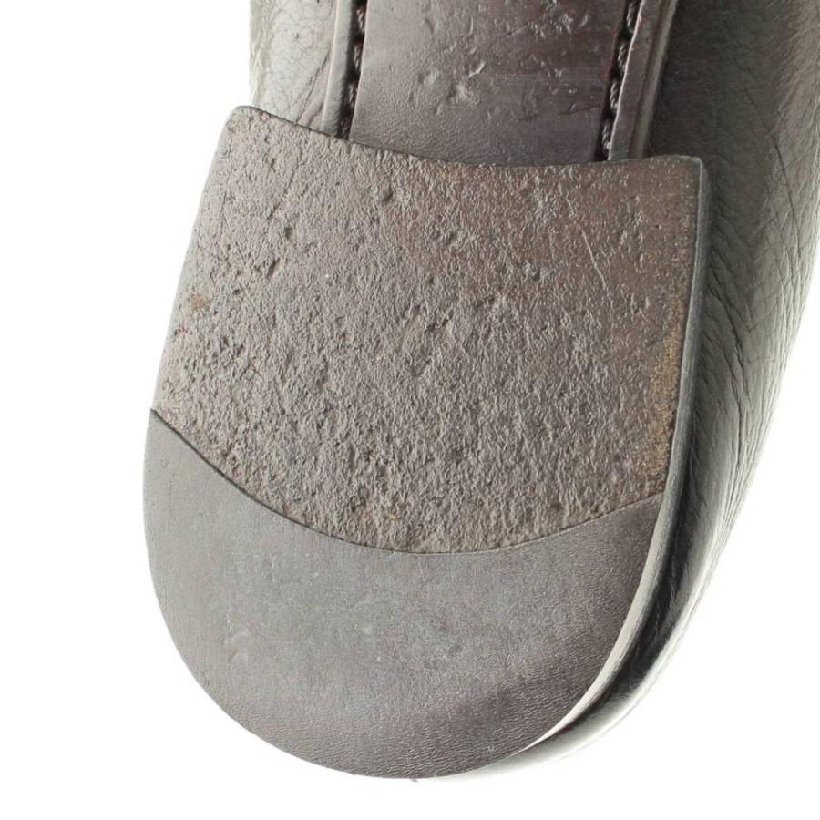 ★★送料無料★★【ルイヴィトン】Louis Vuitton　モンテカルロ LV金具 ローファー ドライビングシューズ ブラック 6 1/2 【中古】【正規品保証】108270 金属バックル