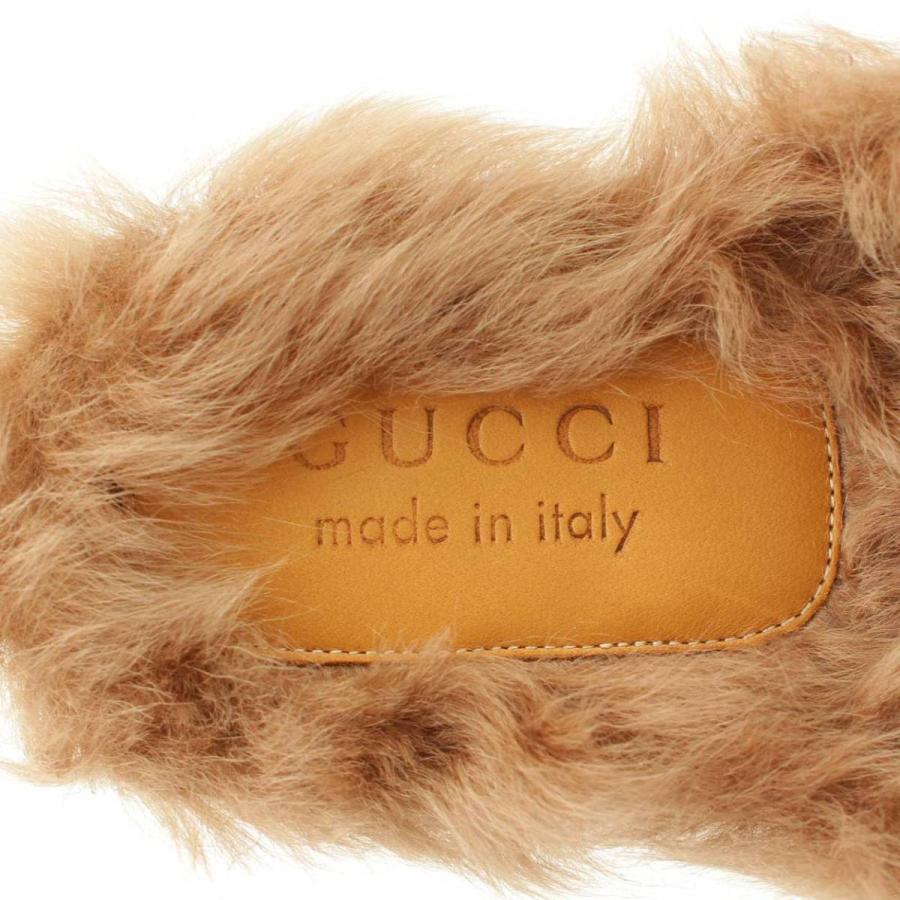 グッチ】Gucci プリンスタウン ベロア ファー ドラゴン スリッポン