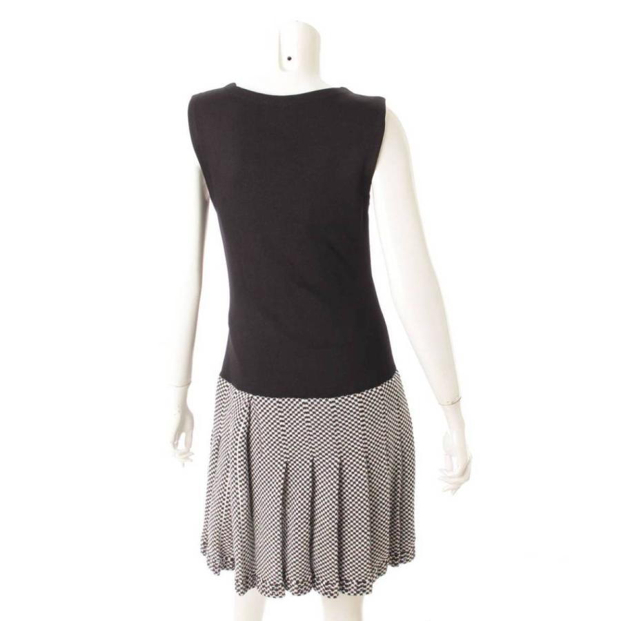 在庫一掃 シャネル Chanel ノースリーブ ニット ワンピース P ホワイト ブラック 40 中古 正規品保証 Www Retro Jp 通販 Yahoo ショッピング 安心の定価販売 Scady Cl