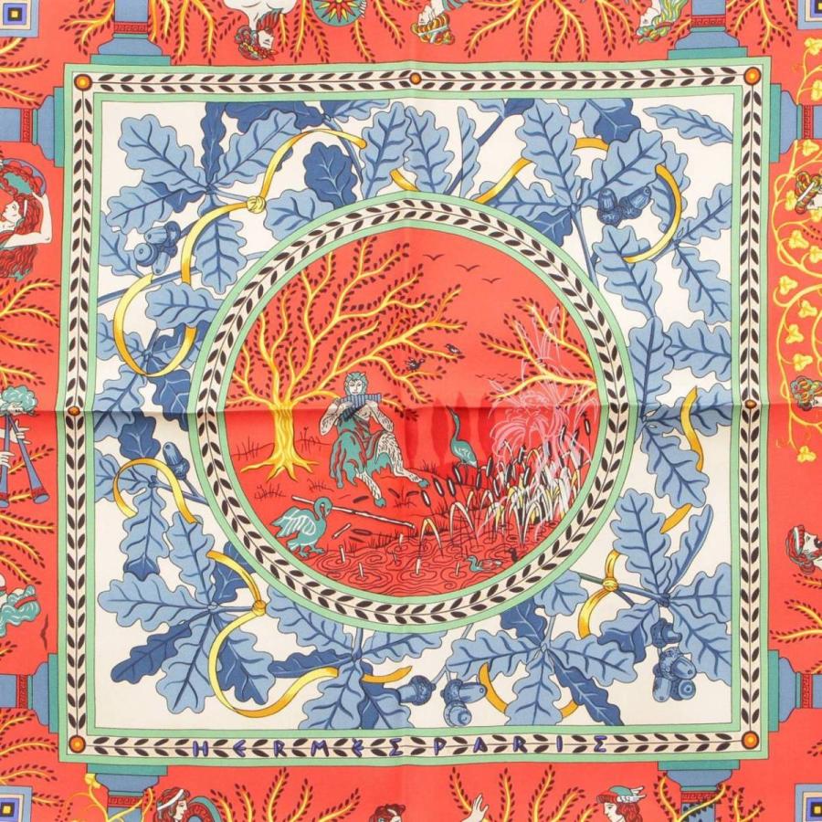 HERMES 【エルメス】Hermes カレ90 シルク スカーフ KYMBALA 古代 