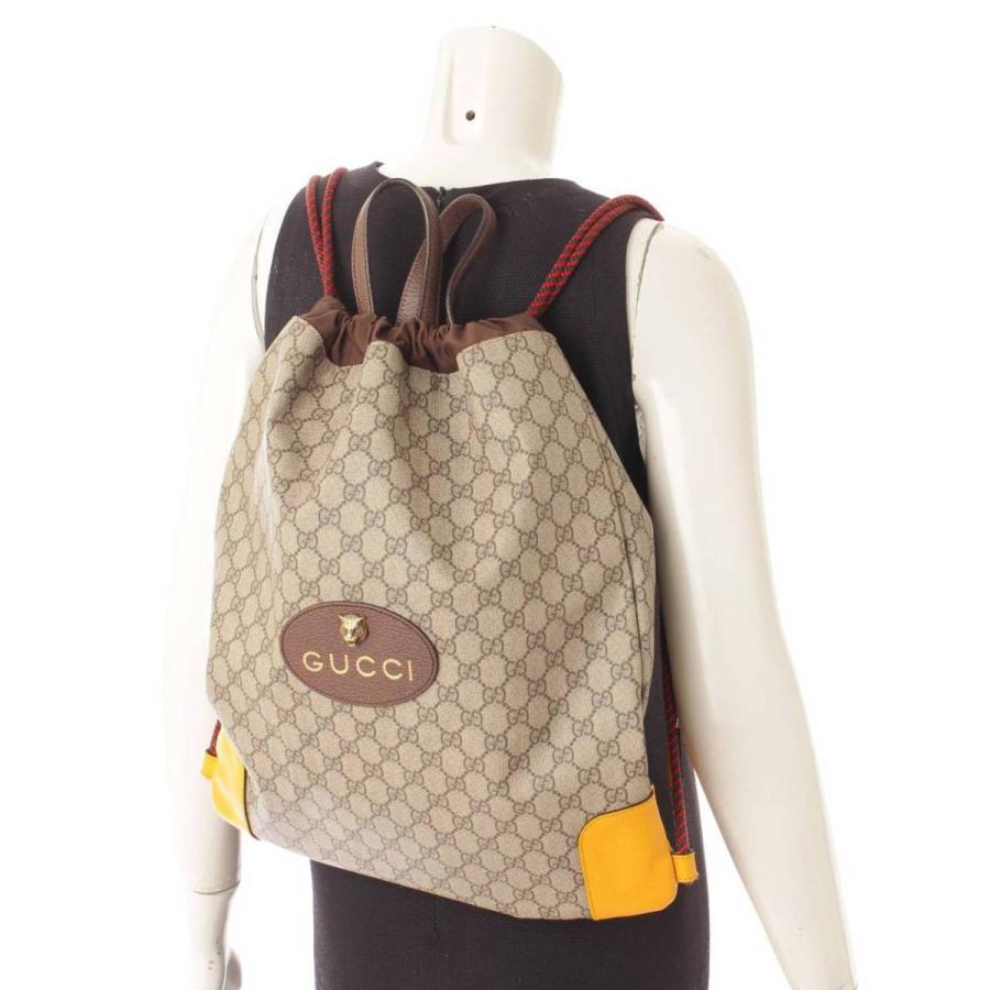 GUCCI 【グッチ】Gucci GGスプリーム ドローストリング タイガー GUCCI 【グッチ】Gucci GGスプリーム ドローストリング タイガー